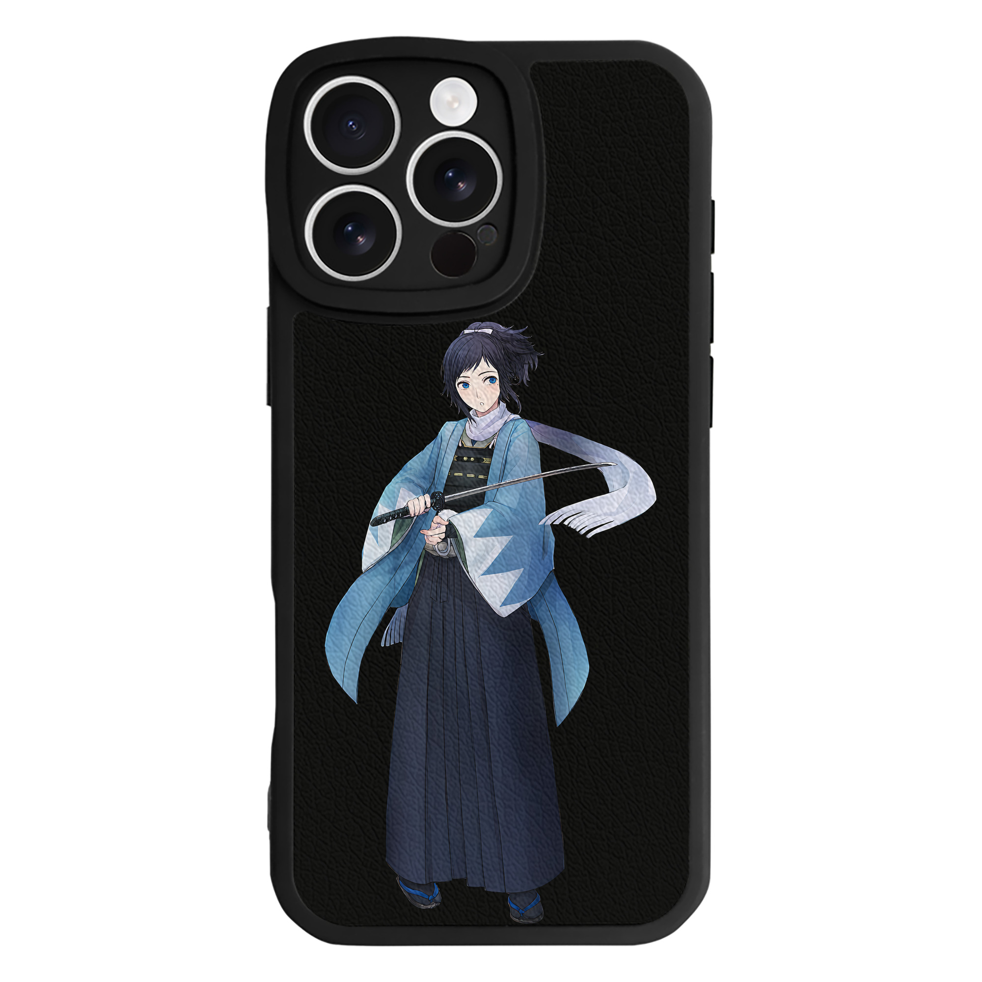 （画像用） 刀剣乱舞 Touken Ranbu 【iPhone 16シリーズ対応】シリコンスマホケース（レザー調） 材質：シリコン